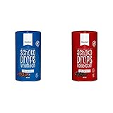 Xucker 750 g Schokoladen-Drops Edel Vollmilch - kohlenhydrat-bewusste Schoko-Drops, 1er Pack (1 x 750 g) & 75% Kakao Schokoladen-Drops, zuckerfreie Edelbitter-Xukkolade mit 75% Kakao, 750 g