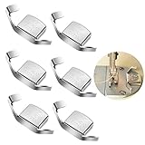 Magnetische NahtfüHrung,6 Pcs Saumhilfe fur Nahtzugaben,Magnet Magnetische Naht Presser,Haltbarer,Eingebauter Magnet,Einfach zu Bedienen,Geeignet fur NäHfüßE der Meisten NäHmaschinen auf Dem Mark
