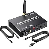 DA Wandler mit Bluetooth Empfänger Sender 3-IN-1 PROZOR aptX HD aptX LL Bluetooth DAC 192KHz Digital Analog Audio Konverter Toslink Koaxial zu RCA 3,5mm für TV Lautsprecher Handy Funkkopfhö