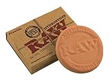 RAW Hydrostone-Tabakbefeuchter-Natural Terracotta Humidifying Stone-3.6 cm Durchmesser-3 Stück, Stein, braun, S