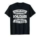 Herren Schlosser Meister Handwerker Lustiges Schlosserei T-S