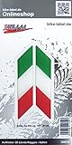 BIKE-label 300062N 3D Aufkleber Flaggen Italy Italien Stiefel 100 x 85