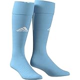 adidas Erwachsene Santos 18 Socken, Clear Blue/White, L (Manufacturer size:EU 40-42)