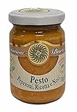 Frantoi Venturino Pesto aus Italien, Ricotta e Noci, Rosso, Vegetarisch, rot,130 g