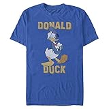 Disney Classic Men's Donald Duck T-Shirt - Offizielle lizenzierte Waren - Motiv gedruckt auf Fruit of The Loom T-S