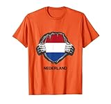 Niederlande Flagge Oranje Holland Fußball Fan Team Trikot T-S