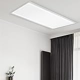 CS Light – Premium LED Panel 120x30 cm – [40W/230V] Neutralweiß [4000K] – LED Deckenleuchte flach für Büro, Wohnzimmer, Flur & Küche – Lebensdauer [35.000 Stunden] - Energieklasse A+