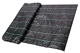 EXCOLO 20m² Schweres Bändchengewebe 150g/m² Unterbodengewebe wasserdurchlässig gegen Unkraut Unkrautvlies Gartenvlies mit UV-Schutz – Reißfeste Mulchfolie - Unkrautfolie (20m² (20m x 1m))