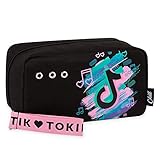 TikTok Kulturtasche Damen, Kulturbeutel Damen, Mädchen und Teenager, Make Up Tasche, Kosmetiktasche D