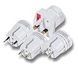 4-fach Universal Reisestecker für über 100 Länder | Travel Adapter Typ A/D/E/G | Zwischenstecker | Reiseadapter | Steckdosenadapter | Weltsteck