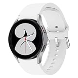 YASPARK Armband Kompatibel mit Galaxy Watch 4 44mm/40mm, 20mm Silikon Ersatzarmband für Galaxy Watch 4 Classic 46mm/42mm SmartW