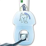 BZ Zahnbürstenhalter Automatischer Zahnpastaspender Set Kinder Hände frei Zahnpasta Squeezer für Familie W