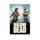 SDFASF Filmposter 'He Walking Dead', dekoratives Gemälde, Leinwand, Wandkunst, Wohnzimmer, Poster, Schlafzimmer, Malerei, 20 x 30