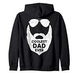 Papa Coolest dad ever Coolster Vater mit Bart Kapuzenjack