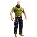 WWE GTG51 - Braun Strowman Basis-Actionfigur, beweglich, ca. 15 cm, zum Sammeln, Spielzeug ab 6 J