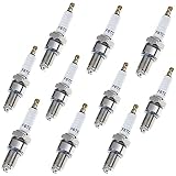 QCYSTBTG 10Pcs Zündkerze F6TC Rasenmäher Antrieb Mäher Generator Wasserpumpe Kompressor Power Washer Motorsense Schneefräse Go Kart 146D1