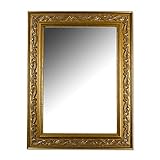 Online Galerie Bingold Spiegel Wandspiegel Gold 40 x 40 cm - Barock, Antik, Shabby, Vintage, verziert - Alle Größen - Massiv-Holz - handgefertigt - AM - Verona 4,4