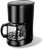 HONYGE LXGANG Kaffeemaschinen-Filter-Kaffeemaschine, 0,6 l, tropffreies Design, abnehmbarer Filter, hält warm, 600 W energiesp