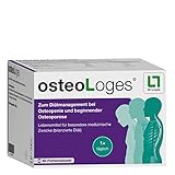 osteoLoges Pulver um Osteoporose vorzubeugen - 60 Portionsbeutel, Diätmanagement bei beginnendem Knochenschw