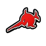 Copytec Sägefisch Patch Alfashirt Logo Aufnäher 3D Rubber U-Boot U96 Schwertfisch Taucher Marine Wk2 Wappen 8x5cm#23408