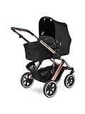 Kinderwagen Buggy Kombikinderwagen ABC DESIGN SALSA 4 AIR (3IN1 SET) + BABYSCHALE ABC TULIP (rose-gold)