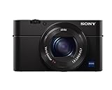 Sony RX100 IV Premium Kompakt Digitalkamera (21 MP, 7,6 cm (3 Zoll) Display, 1 Zoll Sensor, 24-70 mm F1.8-2.8 Zeiss Objektiv, 4K) schw