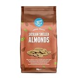 Amazon-Marke: Happy Belly Sizilianische Mandeln, naturbelassen, ganze Kerne 2x500g