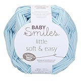 MEZ Schachenmayr Baby Smiles Little Soft & Easy babyblau 1056, 150g weiche Babywolle zum Stricken oder Häk