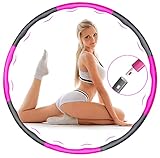 EGEYI Hula Hoop,Hula Hoop Reifen für Erwachsene/Kinder/Anfänger,8 Segmente Abnehmbarer Hoola Hoop zur Gewichtsreduktion/Massage/Formgebung, Indoor/Outdoor Fitness Hula Hoop