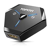 HDMI Switch HDMI Splitter, 4K@60HZ HDMI umschalter Bi-Direction 2 In 1 Out oder 1 In 2 Out, Manueller HDMI Switcher unterstützt 4K@60HZ /HD/UHD für PS4/PS5 Fire TV Stick HDTV Xbox Blu-Ray DVD SKY-STB