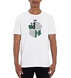 Harry Potter Slytherin Sheild Graphic Print Men's White T-S