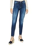 ONLY Damen ONLPAOLA Life HW SK BB AZG870 Jeans, Dark Blue Denim, 32 S