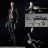 Yongpeng Actionfiguren Hitman Killer Agent 47 Action-Figuren Sammlung Spiel Arts Modell Spielzeug (Color : with Retail Box, Size : 25cm)