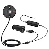 Besign BK03 Bluetooth 4.1 Freisprecheinrichtung, Freisprechanlage, Bluetooth Empfänger für KFZ Auto Lautsprechersystem mit 3.5 mm Klink