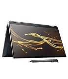 HP Spectre x360 13-aw0021ng (13,3 Zoll) Convertible (Intel Core i7-1065G7, 16GB RAM, 512GB SSD, 32GB Intel Optane, Intel Iris Plus Grafik, Win10) poseidon blue inkl. Pen + USB-C Hub (Generalüberholt)