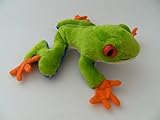 Unbekannt Stofftier Rotaugenlaubfrosch 16 cm, Kuscheltier Plüschtier Frosch Frö