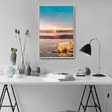 Leinwand Drucken Romantische Sonnenuntergang Sofa Hintergrundwand Dekoration Malerei Inkjet Kunst Bild,NoFrameC,40x50