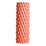 Yngffb Faszienrolle, 1 Stück Foam Roller, Gymnastikrolle, Aus EVA, hochelastisch, langlebig, Muskelmassage, Tiefenentspannungstherapie, für Beine, Nacken, Schultern (30 x 10cm, Orange)