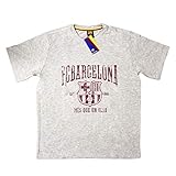 Offizielles FC Barcelona T-Shirt 'Modern Style' grau (XXL)
