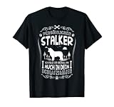 Border Collie Geschenk für Frauen persönlicher Stalker Hund T-S
