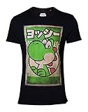 Super Mario Nintendo Yoshi T-Shirt, Schwarz, L