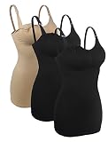 iloveSIA 3X Schwangerschafts-Tops Still-Tops Damen Dessous Maternity Still Tshirt Mutterschaft 2X Schwarz+Beige M