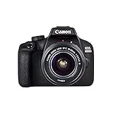 Canon EOS 4000D DSLR Kamera - mit Objektiv EF-S 18-55mm III Gehäuse Body (18 MP, DIGIC 4+, 6,8 cm (2,7 Zoll) LCD Display, EOS Movie Full-HD, CMOS-Sensor Canon APS-C, WiFi), schw