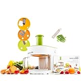 Mediashop Livington Slice & Dice – elektrischer Allesschneider – Gemüseschneider schneidet Spiralen, Würfel, Streifen, Scheiben – Multischneider mit E