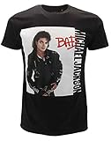 Original Michael Jackson Bad T-Shirt schwarz The King of Pop, Schwarz M