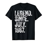 Legend 1967 Geburtstag Geschenk- Legendär Seit Juli 1967 T-S