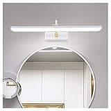 ZCLS Vanity Lighting Simple 45/57 cm Spiegel-Frontlichter europäischer Stil Postmodern kreative Persönlichkeit weiß Zuhause Badezimmer Hotel Wohnung Make-up Wandbild Augenschutz LED Lampe Bad L