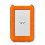LaCie 2 TB robuste Mini-USB 3.0-tragbare 2,5-Zoll-Festplatte, externe Festplatte für PC und Mac, stoß-, fall- und druckfest (LAC9000298)