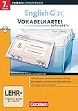 English G 21 - Lernsoftware - Vokabelkarteien interaktiv - zu allen Ausgaben: English G 21 Band 3. 7. Klasse Vokabelkartei interaktiv zu allen ... interaktiv - Lernsoftware zu allen Ausgaben)