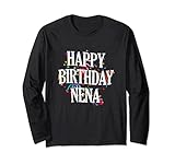 Happy Birthday Nena Mädchen Vorname Buntes Geburtstag Lang